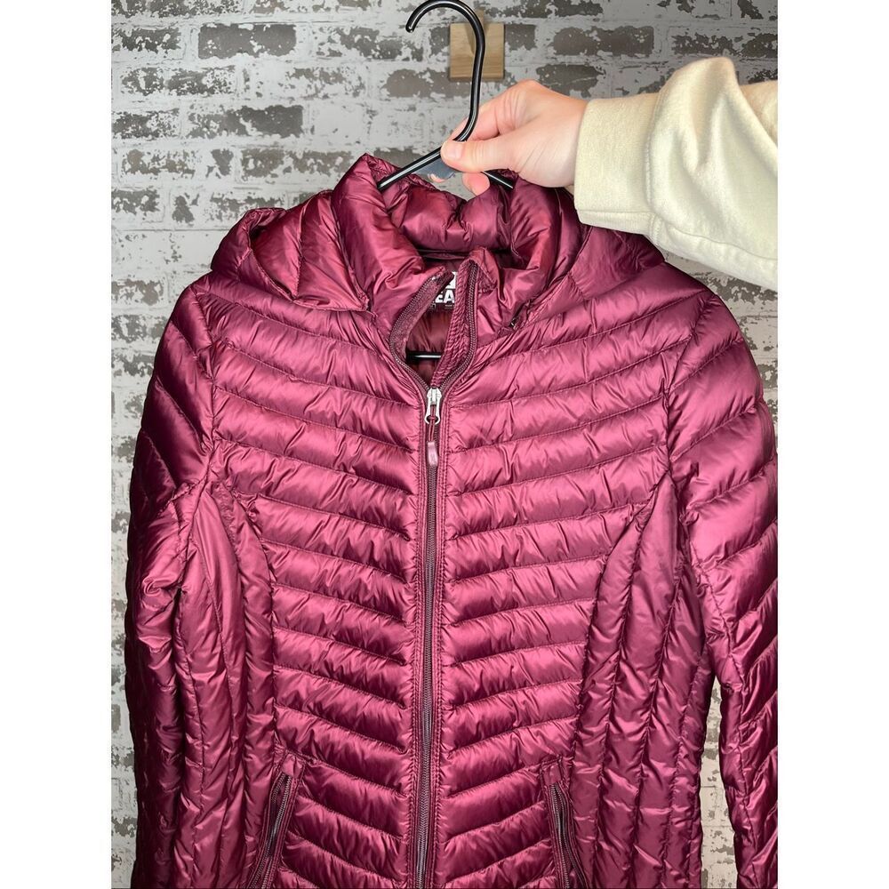 32° heat | women maroon down filled jacket